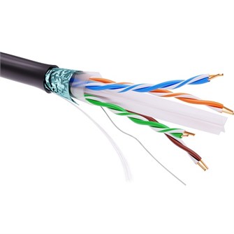 Кабель витая пара F/UTP 6 кат. 4 пары DKC RN6FUKPEBK 138044