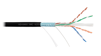 Кабель витая пара F/UTP 6а кат. 4 пары NikoMax NMC 4255C-BK 138122