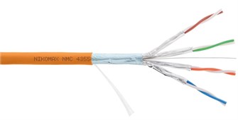 Кабель витая пара F/FTP 6a кат. 4 пары NikoMax NMC 4355C-OR 138129