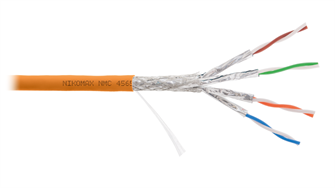 Кабель витая пара S/FTP 7 кат. 4 пары NikoMax NMC 4565C-OR 138149