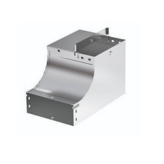 Угол верт. вверх 90°, правый переходник  DKC 37044KZL 139223