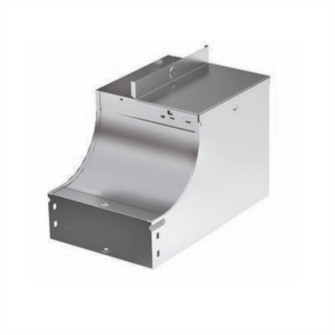 Угол верт. вверх 90°, левый переходник  DKC 37066KZL 139332