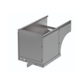 Угол верт. вниз 90°, правый переходник  DKC 37016KZL 139412