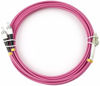 Патч-корд волоконно-оптический Cabeus FOP-50-OM4-LC-FC-15m 139782