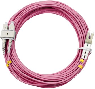 Патч-корд волоконно-оптический Cabeus FOP-50-OM4-LC-SC-20m 139807