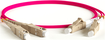 Патч-корд волоконно-оптический Hyperline FC-D2-504-LC/PR-SC/PR-H-2M-LSZH-MG 139840