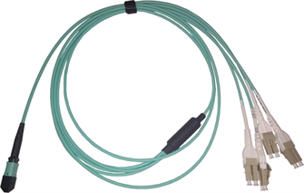 Кабель  Optiset C-MPO-4xLC-OM3-8F-5M 140007