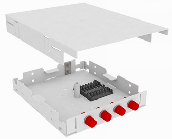 Кросс оптический настенный  TopLAN КРНМ-Top-04FC/U-OS2-GY 140151