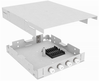 Кросс оптический настенный  TopLAN КРНМ-Top-04FC/U-OM2-GY 140158