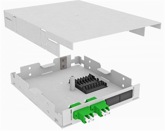Кросс оптический настенный  TopLAN КРНМ-Top-04LC/A-OS2-GY 140163