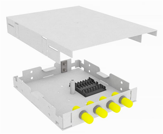 Кросс оптический настенный  TopLAN КРНМ-Top-04ST/U-OM2-GY 140166
