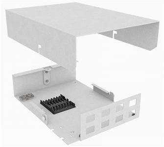 Кросс оптический настенный  TopLAN КРНМ-Top-08SC/DLC-GY 140194