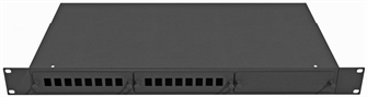 Кросс оптический стоечный  TopLAN КРС-Top-1U-16SC/DLC-BK 140201