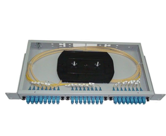 Кросс оптический стоечный  Vimcom СКРУ-1U19-A16-LC/SM-(8AD-DLC+16PT-LC+16КДЗC) 140205