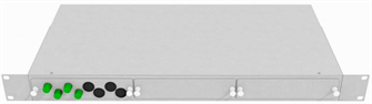 Кросс оптический стоечный  TopLAN КРС-Top-1U-04FC/A-OS2-GY 140224