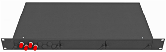 Кросс оптический стоечный  TopLAN КРС-Top-1U-04ST/U-OS2-BK 140233
