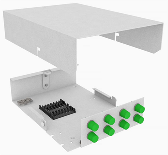 Кросс оптический настенный  TopLAN КРНМ-Top-08FC/A-OS2-GY 140271