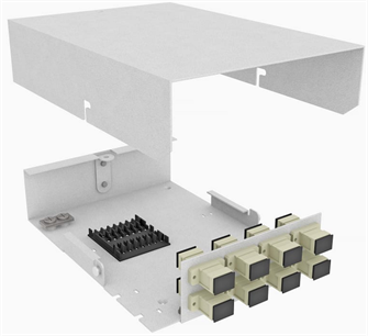 Кросс оптический настенный  TopLAN КРНМ-Top-08SC/U-OM2-GY 140276