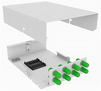 Кросс оптический настенный  TopLAN КРНМ-Top-08ST/A-OS2-GY 140286