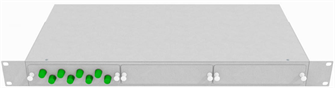 Кросс оптический стоечный  TopLAN КРС-Top-1U-08FC/A-OS2-GY 140288