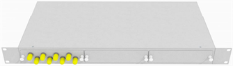 Кросс оптический стоечный  TopLAN КРС-Top-1U-08ST/U-OM2-GY 140304