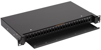 {{photo.Alt || photo.Description || 'Кросс оптический стоечный 19" выдвижной 1U NikoMax NMF-RP24SC-TS-P1-1U-BK'}}