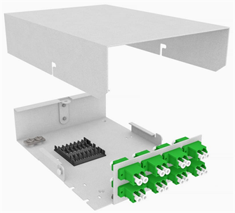 Кросс оптический настенный  TopLAN КРНМ-Top-16LC/A-OS2-GY 140362
