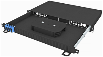 Кросс оптический стоечный  TopLAN КРСв-Top-1U-08SC/U-OS2-BK 140376