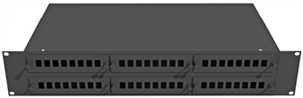 Кросс оптический стоечный  TopLAN КРС-Top-2U-48SC/DLC-BK 140398