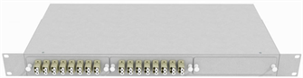 Кросс оптический стоечный  TopLAN КРС-Top-1U-32LC/U-OM2-GY 140430