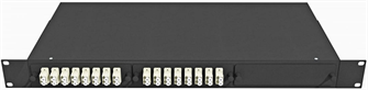 Кросс оптический стоечный  TopLAN КРС-Top-1U-32LC/U-OM2-BK 140431
