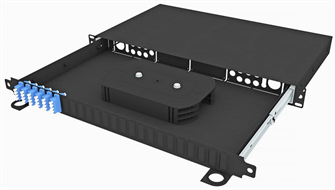 Кросс оптический стоечный  TopLAN КРСв-Top-1U-24LC/U-OS2-BK 140434