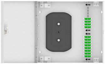 Кросс оптический настенный  TopLAN КРН-Top-24LC/A-OS2-GY 140439