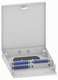 Кросс оптический настенный  TopLAN КРН-Top-24SC/U-OS2-GY 140442