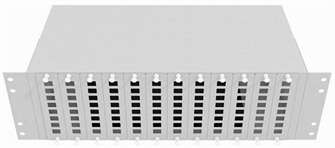 Кросс оптический стоечный  TopLAN КРС-Top-3U-96SC/DLC-GY 140469