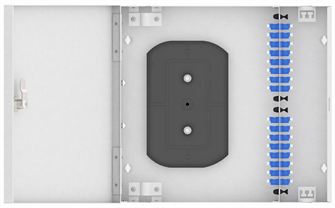 Кросс оптический настенный  TopLAN КРН-Top-32LC/U-OS2-GY 140472