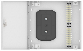 Кросс оптический настенный  TopLAN КРН-Top-32LC/U-OM2-GY 140475
