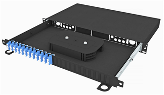 Кросс оптический стоечный  TopLAN КРСв-Top-1U-48LC/U-OS2-BK 140512