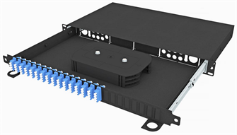 Кросс оптический стоечный  TopLAN КРСв-Top-1U-64LC/U-OS2-BK 140531