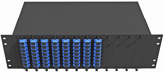 Кросс оптический стоечный  TopLAN КРС-Top-3U-64SC/U-OS2-BK 140535