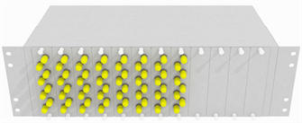 Кросс оптический стоечный  TopLAN КРС-Top-3U-64ST/U-OM2-GY 140551