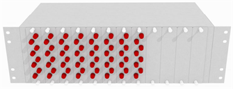 Кросс оптический стоечный  TopLAN КРС-Top-3U-72FC/U-OS2-GY 140552
