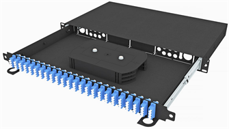Кросс оптический стоечный  TopLAN КРСв-Top-2U-96LC/U-OS2-BK 140557