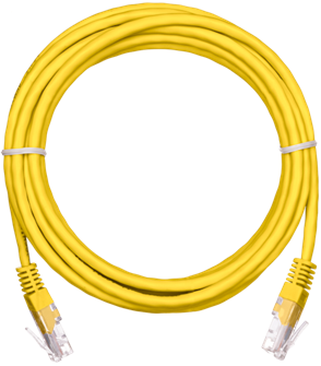 Кабель патч-корд U/UTP 5e кат. 5м Netlan EC-PC4UD55B-BC-PVC-050-YL-10 140618