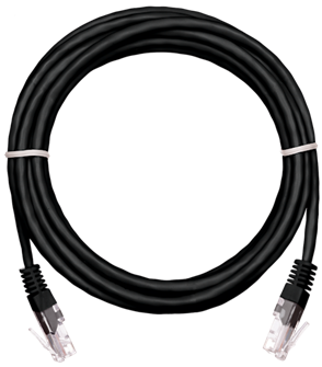 Кабель патч-корд U/UTP 5e кат. 5м Netlan EC-PC4UD55B-BC-PVC-050-BK-10 140620