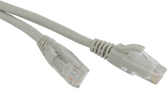 Кабель патч-корд U/UTP 6 кат. 15м Hyperline PC-LPM-UTP-RJ45-RJ45-C6-15M-LSZH-GY 140642