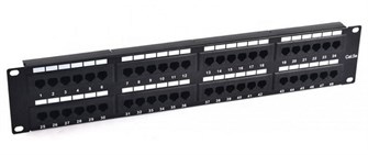 Патч-панель 19, 48xRJ45, UTP, Кат. 5е SUPRLAN 10-0405 140756
