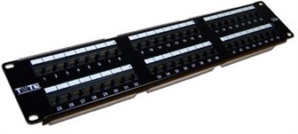 Патч-панель 19, 48xRJ45, UTP, Кат. 6 TWT TWT-PP48UTP/6 140766