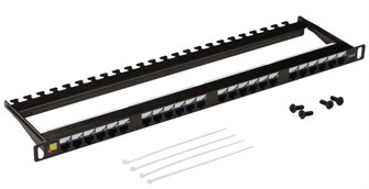 Патч-панель 19, 24xRJ45, UTP, Кат. 6 Lanmaster LAN-PPC24U6 140767