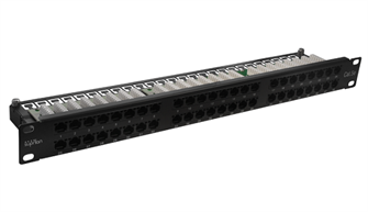 Патч-панель 19, 48xRJ45, UTP, Кат. 5е SUPRLAN 10-0406 140769